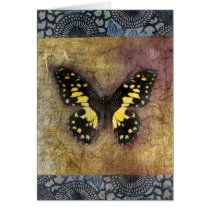 Yellow Butterfly Collage cards by DevaRay Yellow Butterfly Collage cards
