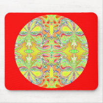"Yellow Butterfly Mandala" Mousepad by Aquavel "Yellow Butterfly Mandala" Mousepad