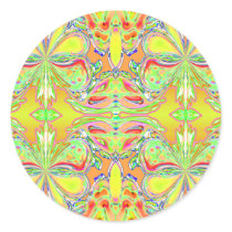 "Yellow Butterfly Mandala" Stickers by Aquavel "Yellow Butterfly Mandala" Stickers
