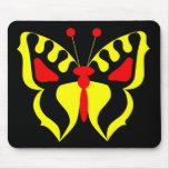 Yellow Butterfly mousepads