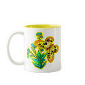 Yellow Butterfly Mug by animaltees Yellow Butterfly Mug