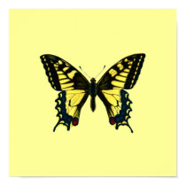 Yellow Butterfly Poster posters