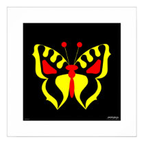 Yellow Butterfly posters