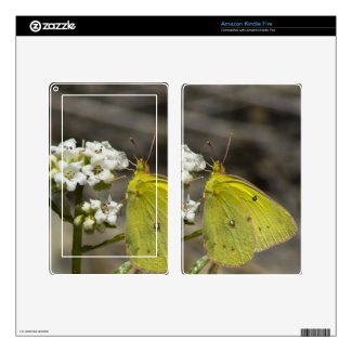 Yellow Butterfly Skins For Kindle Fire
