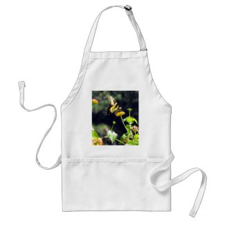 Yellow Butterfly Upclose apron