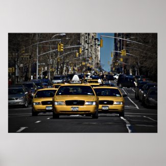 Yellow Cab Charge Print