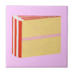 Yellow Cake, Red, White, & Pink Icing Trivet tiles