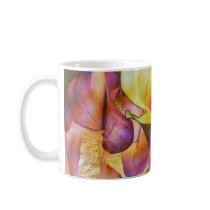 Yellow Calla Lilies mugs by Beerkoller Yellow Calla Lilies mugs