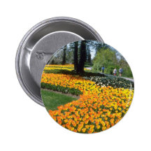 yellow Canadian Tulip Festival, Queen Elizabeth Dr Pinback Buttons