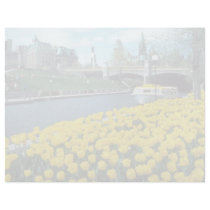 yellow Canadian Tulip Festival, Rideau Canal, Otta Customized Letterhead