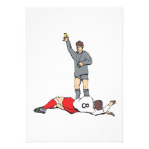 Yellow Card Personalized Announcement