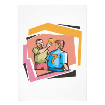 Yellow Card Personalized Announcement