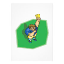 Yellow Card Personalized Announcement