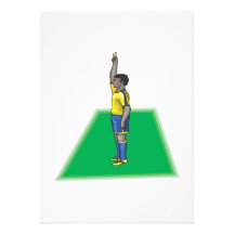 Yellow Card Personalized Invitations
