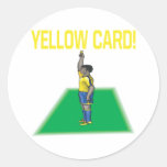 Yellow Card Stickers