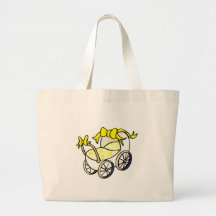 Yellow carriage canvas bags