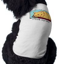 Yellow cat art Pet Clothing pet clothing