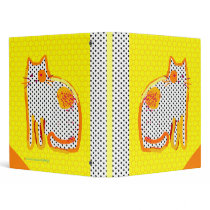 'yellow cat' digital painting binder