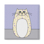 'Yellow Cat' Magnet