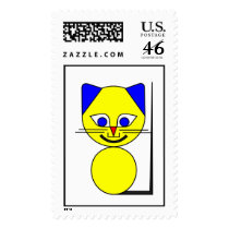 Yellow Cat postage by lonvig Yellow Cat postage