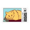 yellow cat Postage postage by eyecontact yellow cat Postage postage