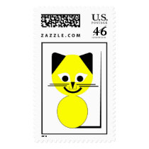 Yellow Cat postage