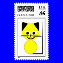 Yellow Cat postage