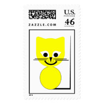 Yellow Cat postage
