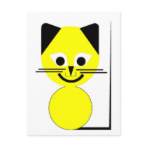 Yellow Cat postcards by lonvig Yellow Cat postcards