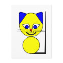 Yellow Cat postcards by lonvig Yellow Cat postcards