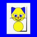 Yellow Cat postcards