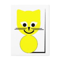 Yellow Cat postcards by lonvig Yellow Cat postcards