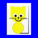 Yellow Cat postcards