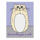 'Yellow Cat' Postcard