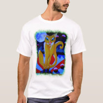 yellow cat t-shirts by huckster yellow cat t-shirts