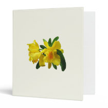 Yellow Cattleya Orchids binders