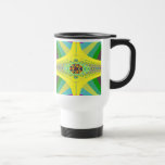 Yellow Centipede Fractal Mug