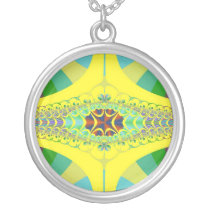 Yellow Centipede Fractal Custom Jewelry