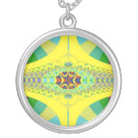 Yellow Centipede Fractal Custom Jewelry