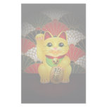 Yellow Ceramic Maneki Neko Stationery Design