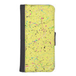 Yellow chaos iPhone 5 wallet cases