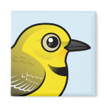 Yellow Chat Square Magnet