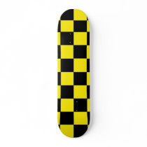 Yellow Checks skateboards