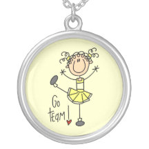 Yellow Cheerleader Necklace