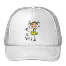 Yellow Cheerleader Tshirts and Gifts Trucker Hat
