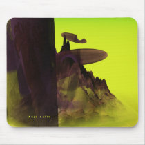 Yellow chemistry si-fi 3D mousepad by Anjo Lafin