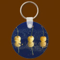 yellow cherries_4 keychains