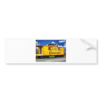 Yellow Chessie System Caboose Bumper Stickers