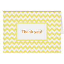 Yellow Chevron Design cards