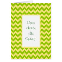 Yellow Chevron Design Card